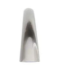 Side view of Transitional Tapered Curved Arch Drawer Handle Pull In Satin Nickel Finish