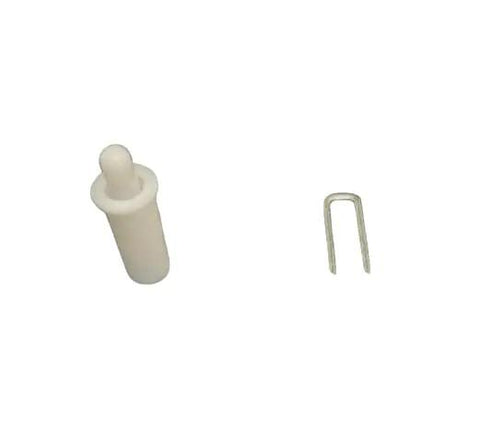 Kickass Window Shutter Repair Kit With 12 Rugged Tilt Rod Louver Staples Plus 12 Snappy Spring Loaded Replacement Pins Done Right For Your Home Reno Needs A Tight Fit No Sweat Install includes a white spring pin and a metal staple.