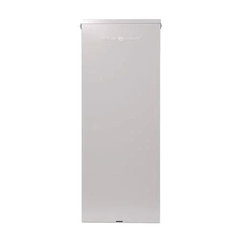 Front view of Single 200A Main Load Center PowerMark Gold Outdoor Panel 120/240V AC, 20-Space 40-Circuit Configuration, NEMA 3R Surface Mount