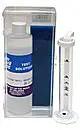Heavy Duty Cyanuric Acid Test Kit For Swimming Pools With Eight Ounce Liquid Solutions, includes vial and solution for water testing.