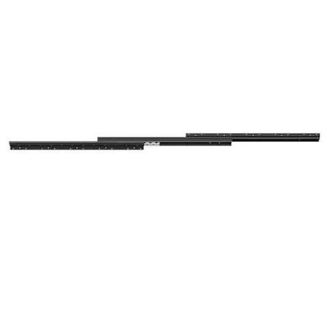 Beefy Undermount Drawer Slides Set 16 24 32 40 Inch Full Extension Ball Bearing 260 lb Load Black Cabinet Rails