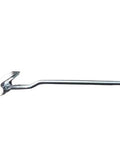 Side view of Fold Down Strap Reverse Hinge For Cargo Enclosed Utility Semi Trailers With Tuck Under Design 12 Inch Long zinc-plated steel