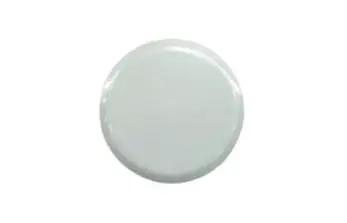 Tough As Nails Four Inch Conduit Hole Seal With Rubber Gasket And Steel Wing Nut Cover For Electrical Enclosures, white disc