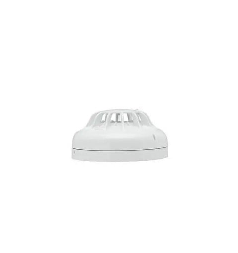 Addressable Heat Detector Featuring Hella Precise Rate-Of-Rise And Fixed Temp Sensing At 135F And 200F from a side angle.