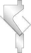 Gooseneck Dies For 12 And 20 Ton Finger Brakes Fit Bend Up To Quarter Inch Material Heavy Duty USA Made Custom U Shaped Brackets