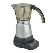 6 Cup Electric Coffee Maker With Clear View Carafe, Cool Touch Handle, Detachable Base, Aluminum Boiler, And Indicator Light