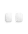 Alarm Contact Sensor Two Pack Second Gen for Doors and Windows with Instant Mobile Alerts approximately three year battery life.