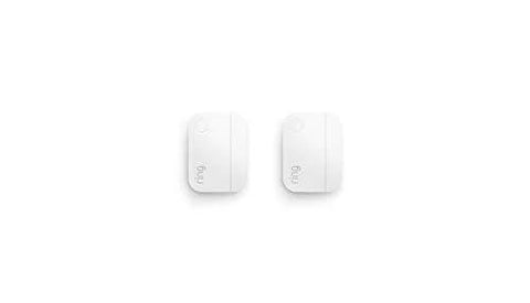 Alarm Contact Sensor Two Pack Second Gen for Doors and Windows with Instant Mobile Alerts approximately three year battery life.