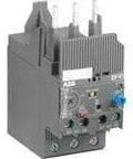 Single EF45-45 Electronic Overload Relay 15-45 A Adjustable Thermal Trip, Class 10E/20E/30E, compact design, front view