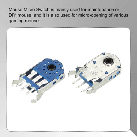 11Mm Mouse Wheel Encoder Kit, 15 Pcs, Time Accurate Rotary Scroll Wheel Encoder For DIY Mice, shown in micro switches for maintenance and micro openings.