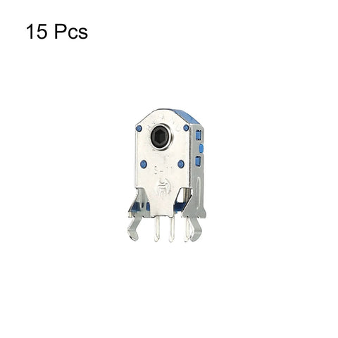 11Mm Mouse Wheel Encoder Kit, 15 Pcs, silver body with durable ABS and metal construction, perfect for maintenance and DIY mice.