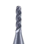 Ball Nose End Mill Cutter 0.0625 Inch Diameter, 0.125 Inch Shank, 4 Flute Micro Grain Carbide CNC Router Bit, AlTiN Coated