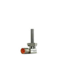 Waterjet 100HP proximity switch with orange sensor tip and vertical mounting rod for waterjet machines