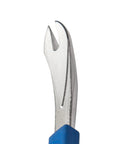 12.5 Inch Pro Claw Nail Puller delivers forged steel one-piece construction, close-up view of claw end, cushioned no-slip grip visible