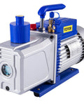 12 CFM 1 HP Double Stage HVAC Vacuum Pump by VEVOR with aluminum housing, for auto repair and air conditioning servicing