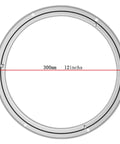 Heavy Duty Aluminum Lazy Susan Bearings Swivel Plate Set for Dining Tables and Workbenches, 12-inch size highlighted