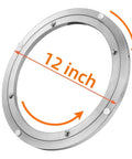 12 Inch Aluminum Lazy Susan Turntable Bearing Heavy Duty Round Rotating Swivel Base with Low Profile Design