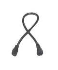 12 Inch LED Under Cabinet Lighting Linking Cable And Connector For Flexible End To End Wiring Black LJP0300 BK Replacement Extension Cord