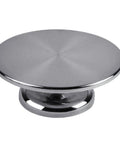 12" Inch Commercial Stainless Steel Cake Making Lazy Susan - VXB Ball Bearings