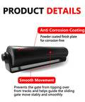Slide Gate Guide Roller With C Post Welded Bracket Heavy Duty Sealed Ball Bearing Side Roller Assembly For Hard Sliding Gates 12 Inch