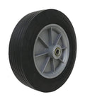 Shepherd Hardware 9654 12 Inch x 2-5/8 Inch Hand Truck Replacement Wheel with Solid Cushioned Rubber Tire and Polypropylene Hub