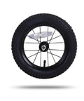 12 Inch Kids Bike Front Wheel Replacement with Air Rubber Tire, Black Steel Rim, Stainless Spokes, fits JOYSTAR bikes