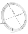 2 Pack 12 Inch Lazy Susan Bearing Set Heavy Duty Aluminum Alloy Turntable dimensions diagram