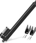 12 Inch 12" High Speed 14mm/s Linear Actuator Motor 1000N DC12V with Mounting Brackets, aluminum alloy housing