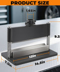 12 Inch Press Brake Attachment For 12 To 20 Ton Hydraulic Presses With Zero To Ninety Degree Adjustable Bend Fits Standard Shop Presses