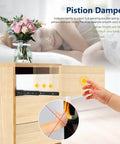 Child demonstrating 12 Inch Soft Close Drawer Slides 1 Pairs 2 Pack Black Full Extension Ball Bearing Drawer Glide Side Mount action