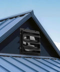 12 Inch Wall Mounted Exhaust Fan With Variable Speed And Smart Temperature Humidity Controller 1500 CFM With Automatic Shutter installed
