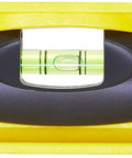 12-Inch professional level with a shock-resistant, non-marring ABS body and top-read vial, visible yellow color for precise leveling.