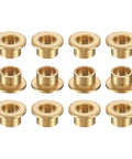 12 Pack Flange Sleeve Bearings 6mm Bore 8mm OD 6mm Length Sintered Bronze Self Lubricating Bushings With 12mm Flange Diameter on display