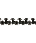 12 Pcs M5x10 Titanium Torx Bolts for Bicycle Disc Brake Rotors Made from Grade 5 6AL 4V Titanium Alloy Featuring T25 Torx Head