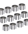 12 Pieces Sleeve Bearings 14X17X12.5MM Sintered Iron Self Lubricating Bushings For Electrical Equipment And Machine Tools