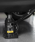 Beefy 12 Ton Hydraulic Bottle Jack For Cars And SUVs With 24,000 Lbs Lift, 7.5 To 13.8 Inch Lift Range, Serrated Heat Treated Saddle