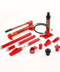Powerful 12 Ton Porta Power Hydraulic Jack Kit For Auto Body Frame Repair With Heavy Duty Hydraulic Ram And Pump Set And Extension Tubes