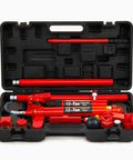 Powerful 12 Ton Porta Power Hydraulic Jack Kit for Auto Body Frame Repair with Heavy Duty Hydraulic Ram in case
