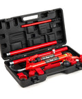 Powerful 12 Ton Porta Power Hydraulic Jack Kit For Auto Body Frame Repair with heavy duty hydraulic ram and pump in case