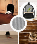 120 Mesh 304 Stainless Steel Wire Mesh Screen For DIY Projects And Filtration, center view with animals and protective uses.