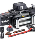 12000lb New Waterproof Electric Steel Rope Winch 12V with Hawse Fairlead,2 in 1 Wireless Remote Control, Wired Control,for Truck SUV,Jeep Trailer Winch