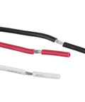 Close-up of wires for 120V Outdoor Photoelectric Switch With Light Sensor, Auto On At Night For Exterior Lighting Fixtures, Hard Wired