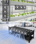 120mm Computer Fan With AC Plug And Dual Ball Bearings Variable Speed Controller for plant zone ventilation and air circulation
