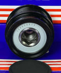 Front view of 126655974 Clutch Pulley Bearings FOR CADILLAC with visible model number, against branded background.