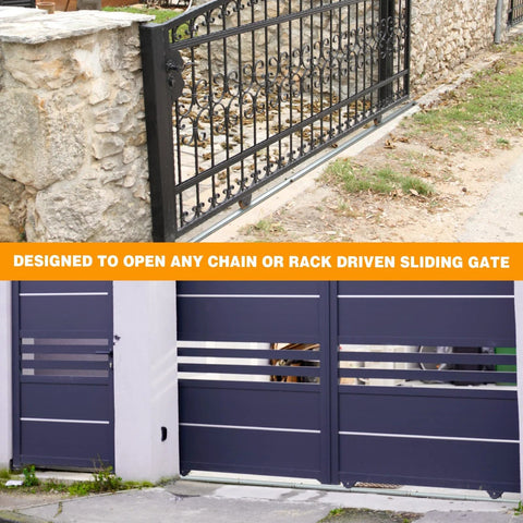 12 Ft V Track Galvanized Inverted V Track With Hardware Kit For Sliding Gates And Doors Heavy Duty Rail For Driveway Gates Car Entrances Barn Doors And Outdoor Applications Corrosion Resistant Galvanized Steel For Weatherproof Outdoor Use shown installed with metal sliding gate