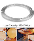 12 Inch Aluminum Lazy Susan Turntable Bearing Heavy Duty Round Rotating Swivel Base with low profile design for tables