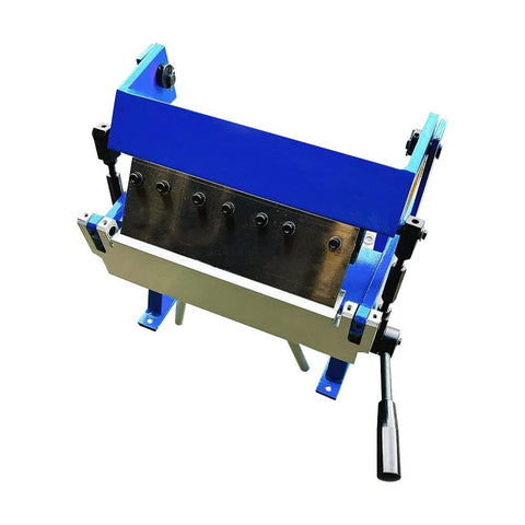 12 Inch Box Pan Brake For 20 Gauge Metal Fabrication Bending With Five Hardened Removable Fingers, Bench Top Design