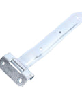 12 Inch Trailer Door Strap Hinge With Offset Bent Design For Side Doors On Enclosed Cargo Trailers, metal construction close-up