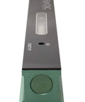 12 Inch Professional Master Precision Level With V Groove Base And Adjustable Main Vial Delivers 0.0002 In Per 10 In Accuracy, Includes Cross Vial, Insulating Grip, ANSI Standard, Rugged Cast Iron Construction In Fitted Box By Accusize Industrial Tools, front view close-up.