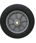 Shepherd Hardware 9654 12 Inch x 2-5/8 Inch Hand Truck Replacement Wheel with Solid Cushioned Rubber Tire and Polypropylene Hub